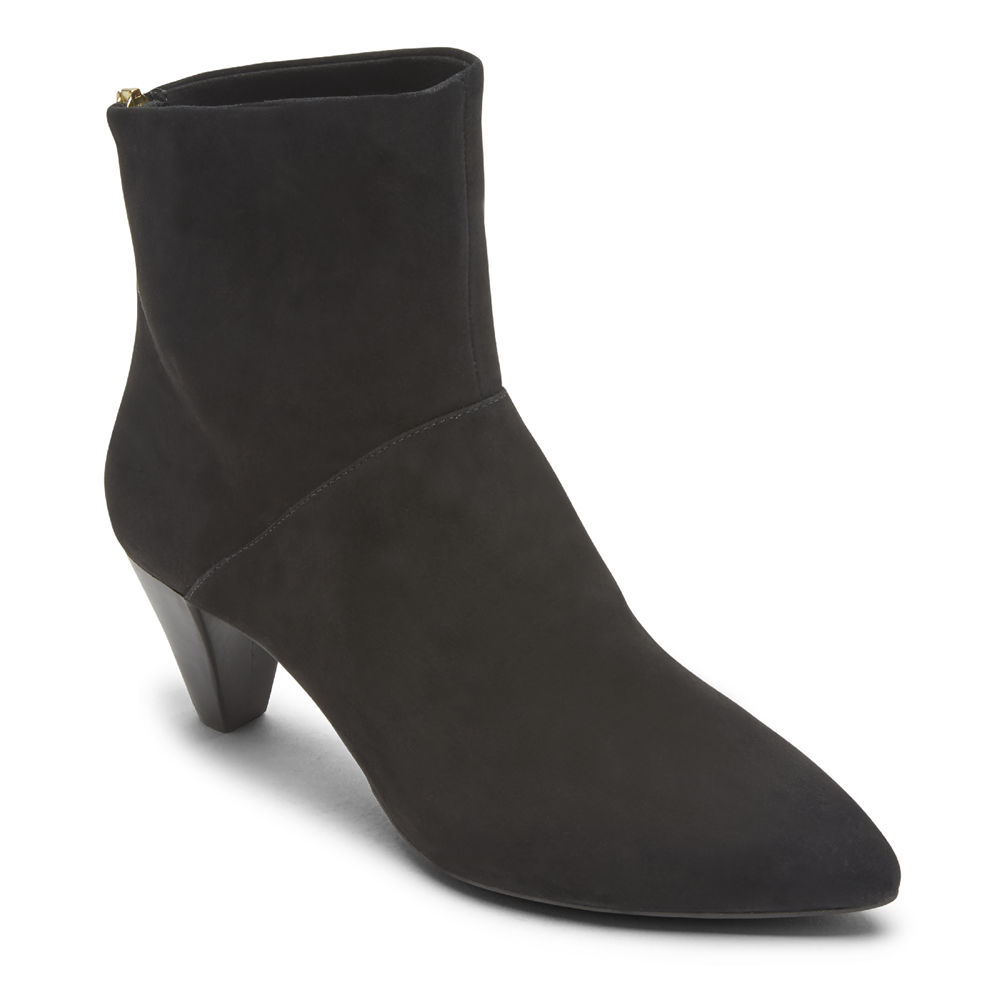 Rockport Støvler Dame Svart - Total Motion Saleya Cuff - YRID30796